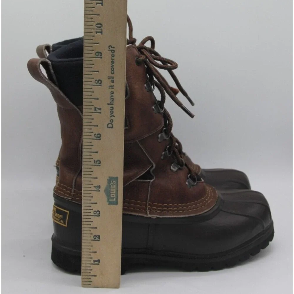 LL Bean Maine Hunting Shoe Boots Women's 6 Brown Goretex Gorpcore Granolagirl